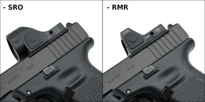 Angry Gun RMR / SRO OPF-G Red Dot Mount Plate for Marui G-Series 17 Gen5 MOS – Black - obrazek 4