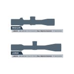 VO Neoprene Rifle Scope Cover, Medium (300-360 mm) – Black - obrazek 5