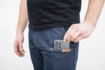 Spodnie męskie DENIM X Navy Blue - obrazek 4
