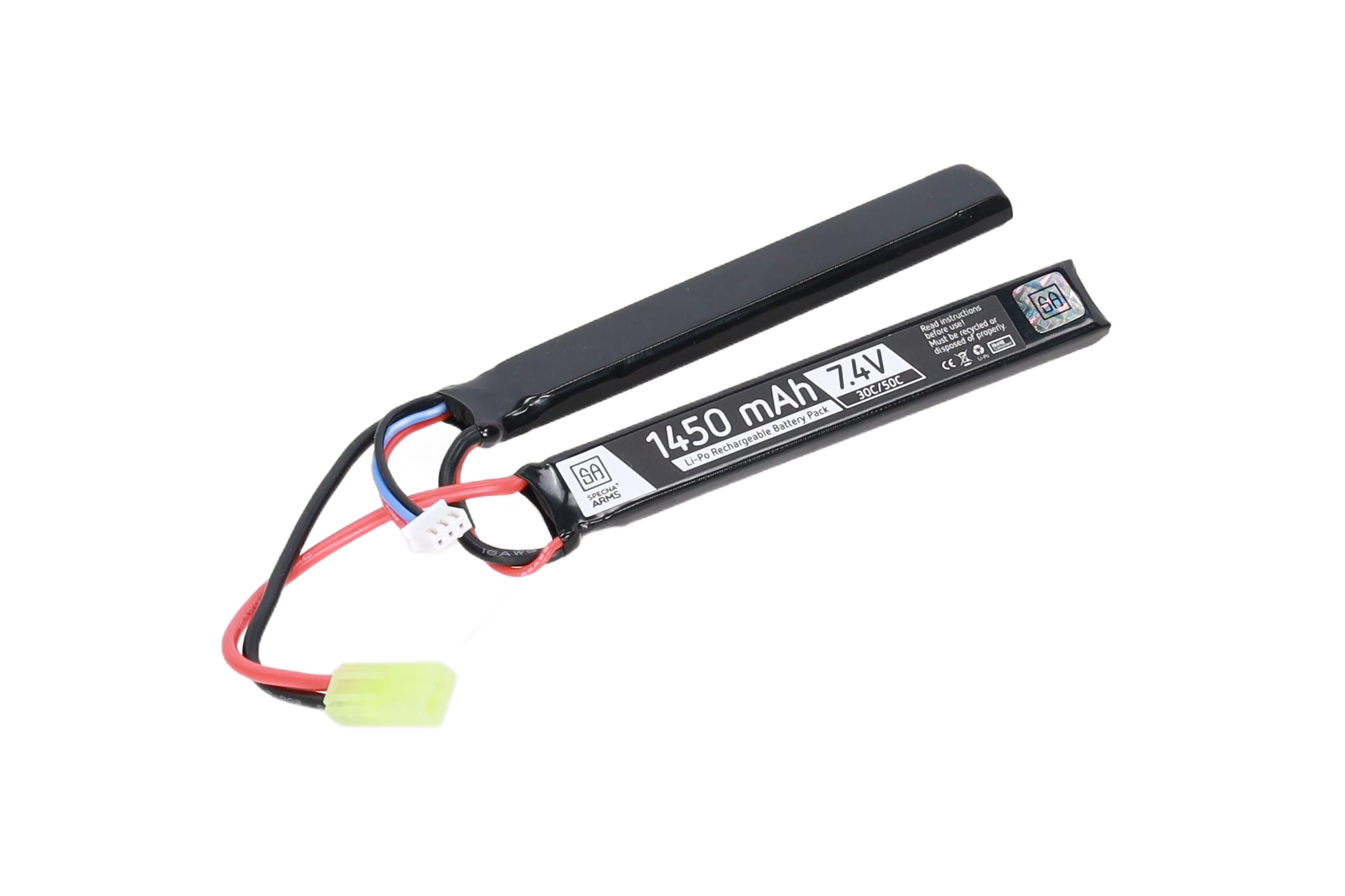 asgbox.pl - Specna Arms akumulator LiPo 7.4V 1450mAh 30/50C 2-modułowy Tamiya mini asgbox.pl - Specna Arms akumulator LiPo 7.4V 1450mAh 30/50C 2-modułowy Tamiya mini