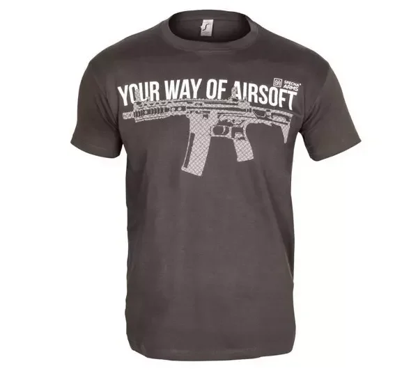asgbox.pl - Koszulka Specna Arms - Your Way Of Airsoft 04 - szara/biała