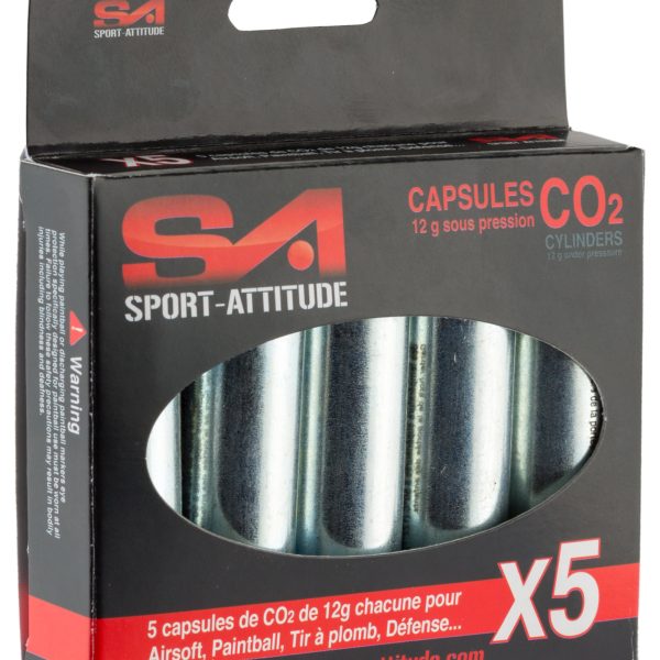 5 sparclettes 12 g de CO2 - Lot de 5 Cart. CO2