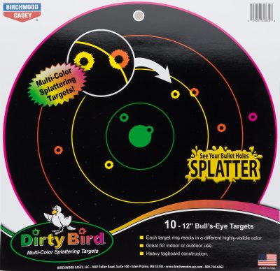 Cible Dirty Birds multicolores - Birchwood Casey - 20 cibles - 20 cm - obrazek 2