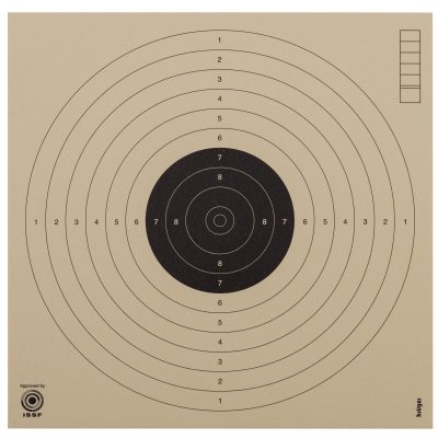 1000 cartons-cibles pistolet 10 m 17 x 17 cm