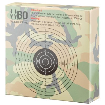 100 cibles cartons 14 x 14 cm