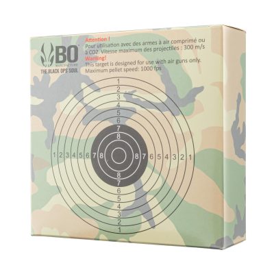 Alternative view of 100 cibles cartons 14 x 14 cm