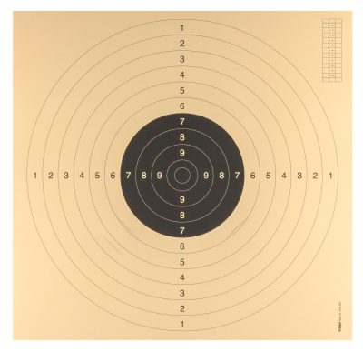100 cartons target C50 55 x 53 cm with notches - CARTONS CIBLES C50 - 55 X 55