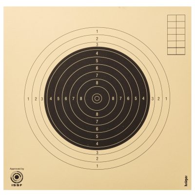 100 cartons-cibles 20 x 20 cm