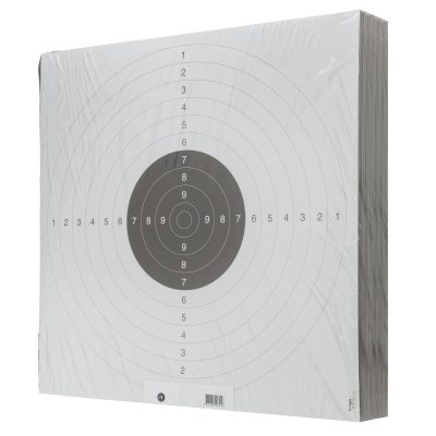 Alternative view of 100 cartons-cibles 53 x 53 cm C50 blancs