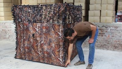 3-sided camo undergrowth shelter with quick opening - - obrazek 2