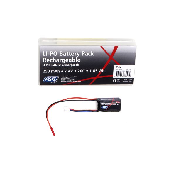 HPA 2S 7.4V 250mAh 20C Lipo battery -