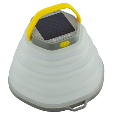 SKYWOODS 350 Lumens retractable solar camping lamp - SKYWOODS 350 Lumens Solar Retractable Camping Lamp - obrazek 2