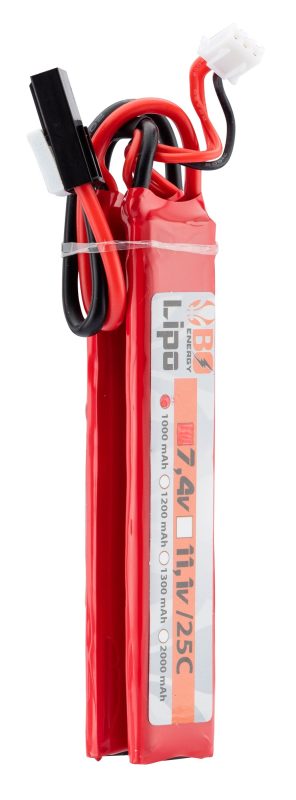 2 sticks batterie Lipo 2S 7.4V 1000mAh 25C - 2 sticks - 1000mAh 25C - Mini Tamyia - obrazek 3