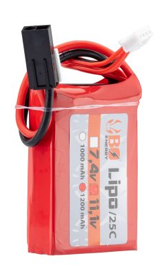 1 stick batterie Lipo 3S 11.1V 1200mAh 25C - 1 stick - 1200mAh 25C - Mini Tamyia - obrazek 2