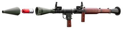 Réplique Airsoft lance roquette RPG-7 métal & faux bois - RPG-7 airsoft - obrazek 2