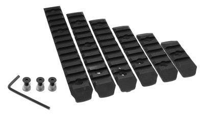 Set de 6 Rails Keymod nylon BO Manufacture - 6 Rails Keymod Tan