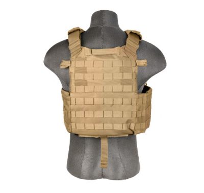 Gilet Plate Carrier 69T4 1000D - Tan - obrazek 3