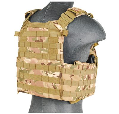 Veste Plate Carrier 1000D - Camo - obrazek 2
