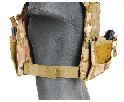 Veste Plate Carrier 1000D - Camo - obrazek 5