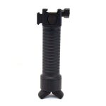 Poignée bipied airsoft noire -