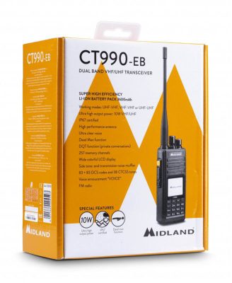 Radio Midland CT990-EB 10W Bi-Bande VHF/UHF - RADIO MIDLAND VHF/UHF 10W - obrazek 5