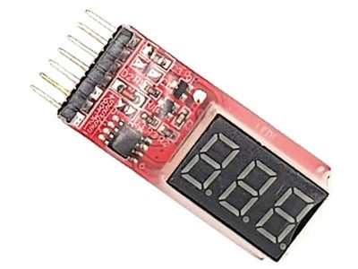 Testeur batterie LIPO 1S-6S - LIPO HEAT VOLTAGE DISPLAY 1S-6S