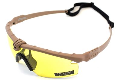 Lunettes Battle Pro Thermal Tan/Jaune - Nuprol - Tan/Jaune