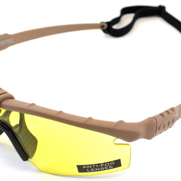 Lunettes Battle Pro Thermal Tan/Jaune - Nuprol - Tan/Jaune