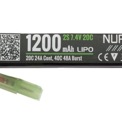 Batterie LiPo 7,4 v 1200 mah slim stick 20 c