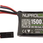 7.4V / 1500 mAh micro LiPo battery - 1 stick - 1500 mAh 20C