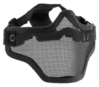 Bottom of mesh mask v1 - Black - Black mask - obrazek 2
