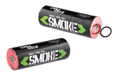 Fumigène à goupille double sortie "Burst" - Noir