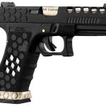 AW Custom Pistolet VX0101 Hex Cut Noir/Silver .177