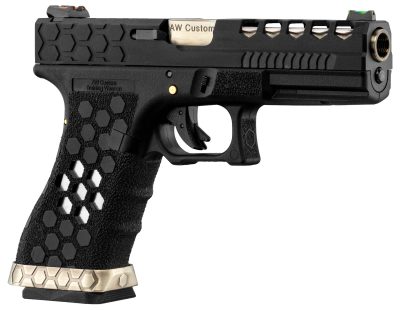 AW Custom Pistolet VX0101 Hex Cut Noir/Silver .177