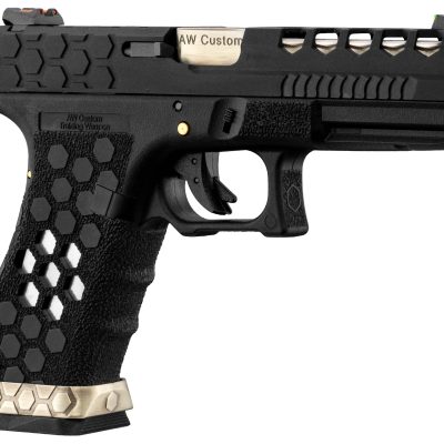 AW Custom Pistolet VX0101 Hex Cut Noir/Silver .177