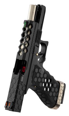 AW Custom Pistolet VX0101 Hex Cut Noir/Silver .177 - obrazek 3