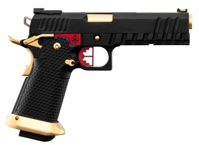 AW Custom Pistolet HX2002 Noir/Or/Rouge .177 - obrazek 3