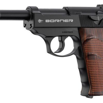 Pistolet CO2 culasse fixe BORNER C41 P38 Cal. 4.5mm BB's