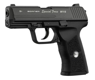 Pistolet CO2 culasse mobile BORNER W118 cal. 4.5mm BB's - obrazek 2