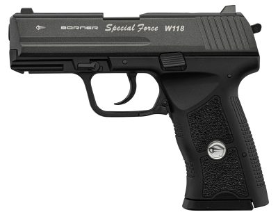 Pistolet CO2 culasse mobile BORNER W118 cal. 4.5mm BB's - obrazek 4