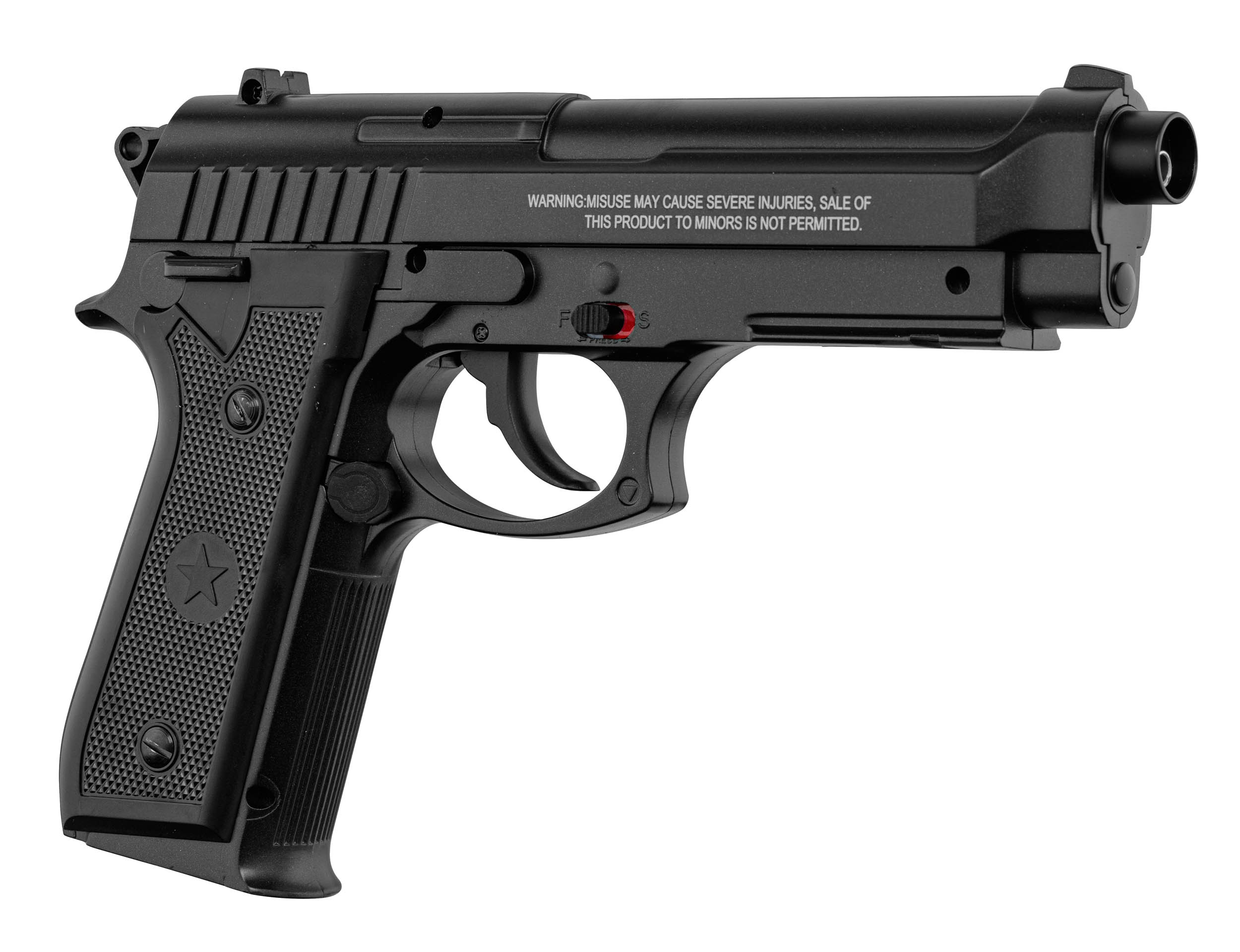 Pistolet airgun Borner 92M full métal CO2 Cal. 4.5 mm (.177) BB's OD-SA-ACP725 asgbox.pl Pistolet airgun Borner 92M full métal CO2 Cal. 4.5 mm (.177) BB's - obrazek 2