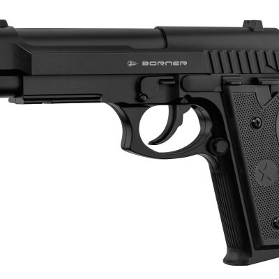 Pistolet airgun Borner 92M en polymère CO2 Cal. 4.5 mm (.177) BB's