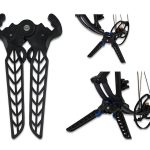 Support d'Arc Compound Dual-Pod avec Protection des Branches - Noir/Noir