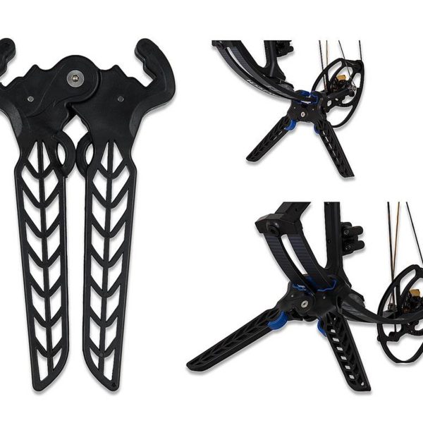 Support d'Arc Compound Dual-Pod avec Protection des Branches - Noir/Noir