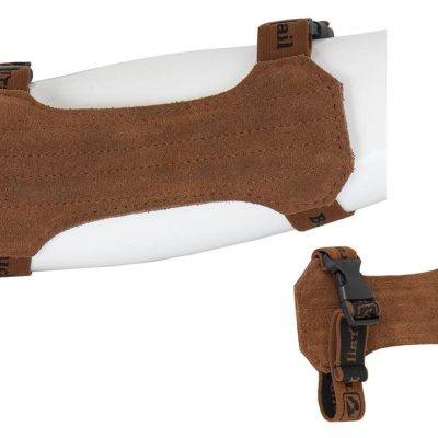 Protège-bras Traditionnel en Cuir Naturel 18 cm