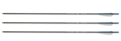 3 Pack Frontier ID6.2 800 30 Inch Carbon Arrows with Natural Feathers -
