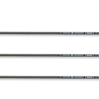 Pack de 3 flèches en carbone Frontier ID6.2 800 30 pouces avec plumes naturelles