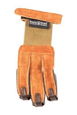 Gants de tir Traditree en cuir suédé avec renfort - Medium