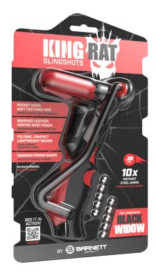 Barnett King Rat Black Widow Slingshot - - obrazek 2