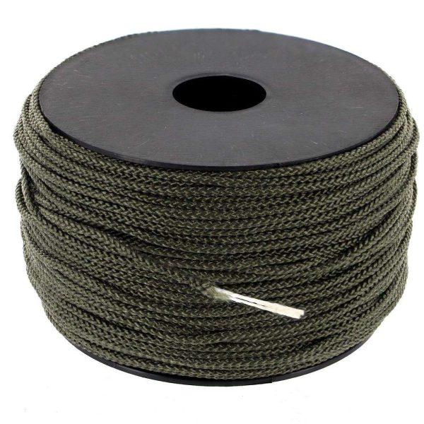Cordeau tressé avec âme - Cordeau tressé avec âme vert - Diam 6 mm - 100 m